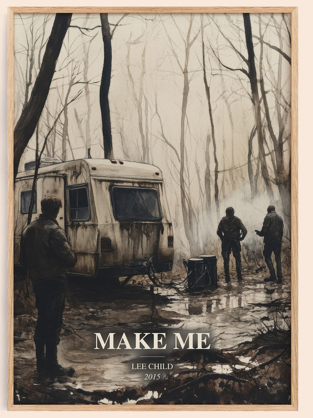 Make Me Book Watercolour Illustration by Lee Child
