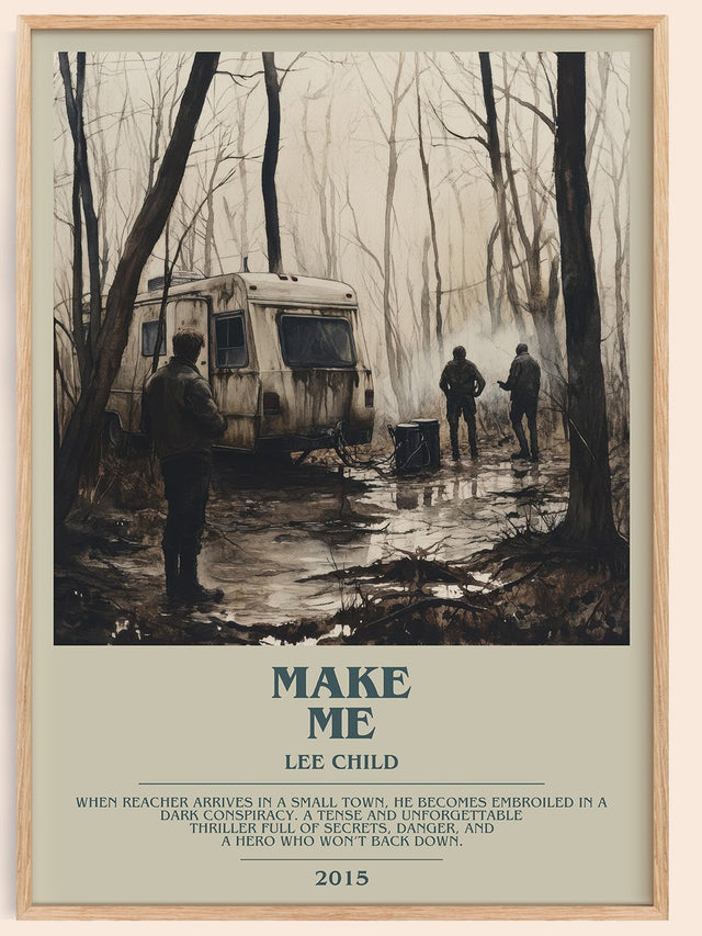 Make Me Bookish Wall Art by Lee Child