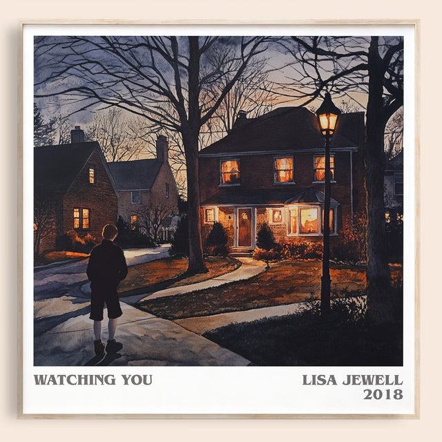 Watching You Literary Art Print by Lisa Jewell