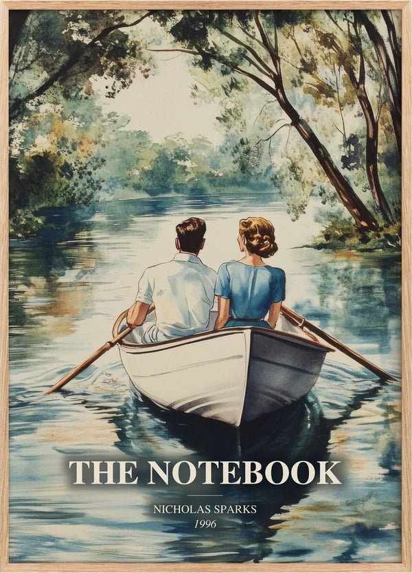 The Notebook Book Watercolour Illustration by Nicholas Sparks