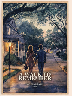 A Walk To Remember Book Watercolour Illustration by Nicholas Sparks