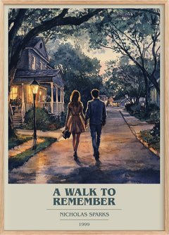 A Walk to Remember Book Cover Poster by Nicholas Sparks