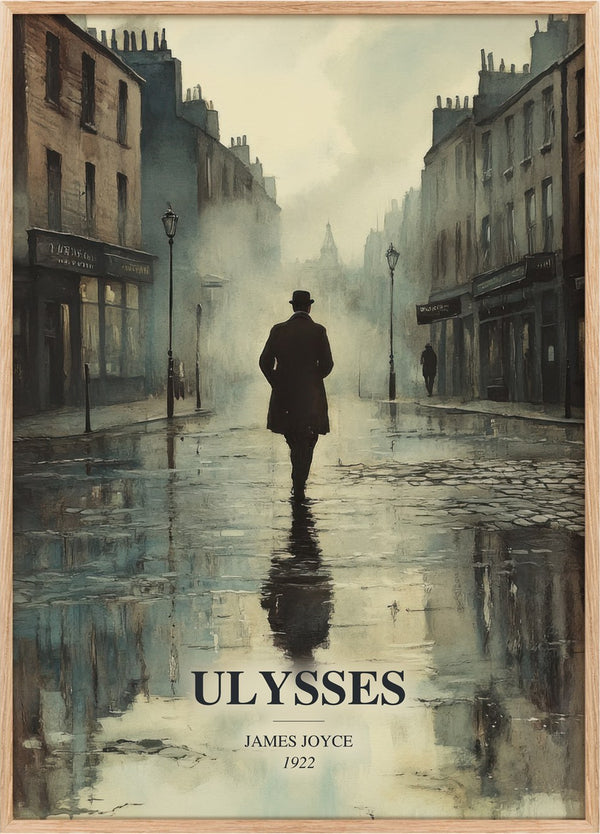 Ulysses Book Watercolour Illustration by James Joyce