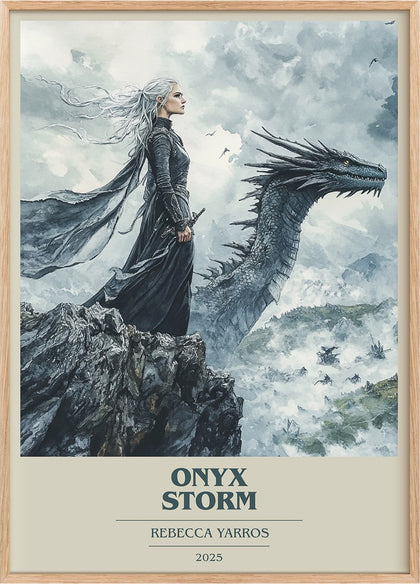 Onyx Storm Book Cover Poster by Rebecca Yarros