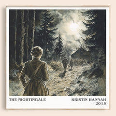 The Nightingale Literary Art Print by Kristin Hannah
