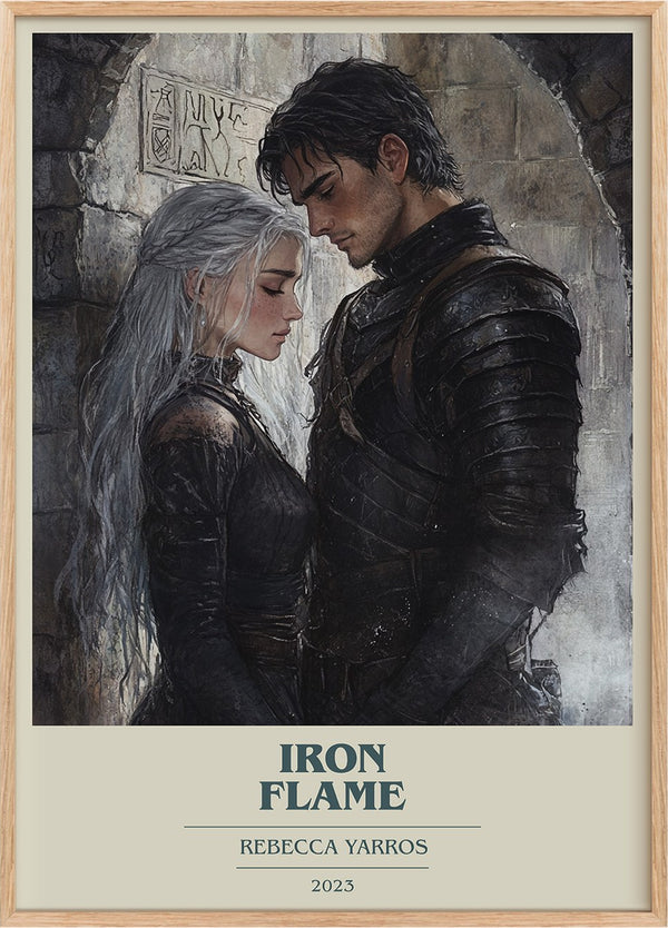 Iron Flame Book Cover Poster by Rebecca Yarros