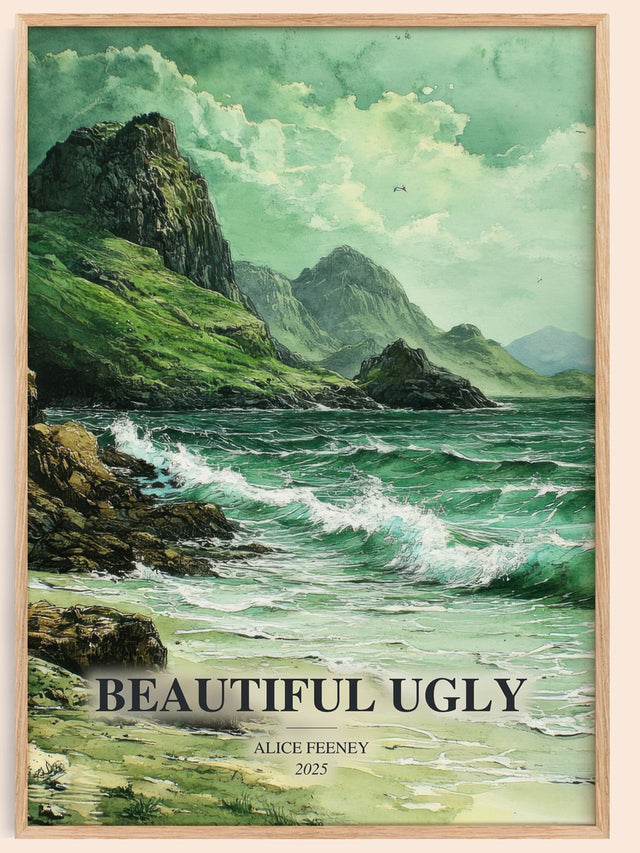Beautiful Ugly Book Watercolour Illustration by Alice Feeney