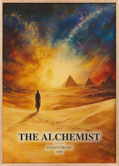 The Alchemist Book Watercolour Illustration by Paulo Coelho