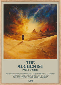 The Alchemist Bookish Wall Art by Paulo Coelho