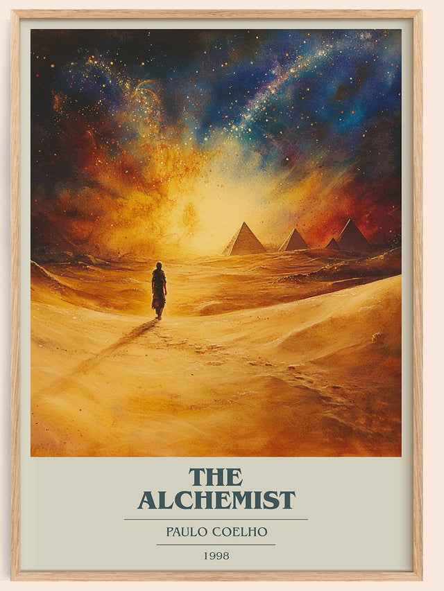 The Alchemist Book Cover Poster by Paulo Coelho