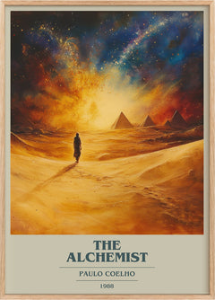 The Alchemist Book Cover Poster by Paulo Coelho