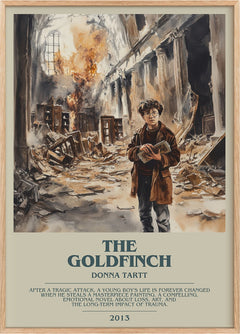 The Goldfinch Bookish Wall Art by Donna Tartt