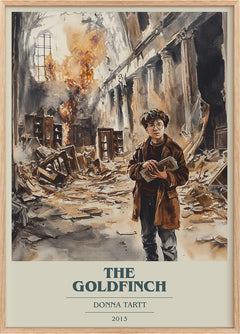 The Goldfinch Book Cover Poster by Donna Tartt