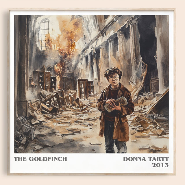 The Goldfinch Literary Art Print by Donna Tartt