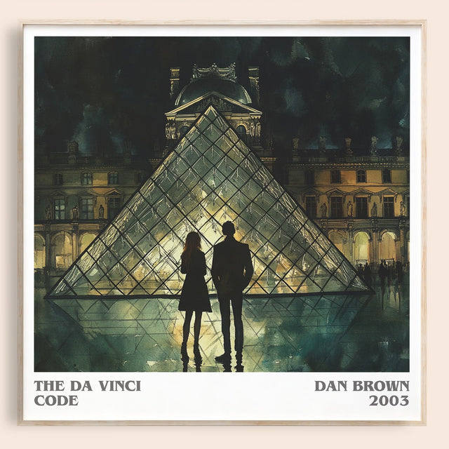 The Da Vinci Code Literary Art Print by Dan Brown