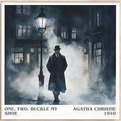 One, Two, Buckle My Shoe Literary Art Print by Agatha Christie