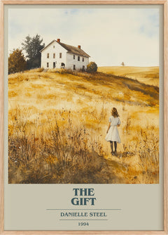 The Gift Book Cover Poster by Danielle Steel