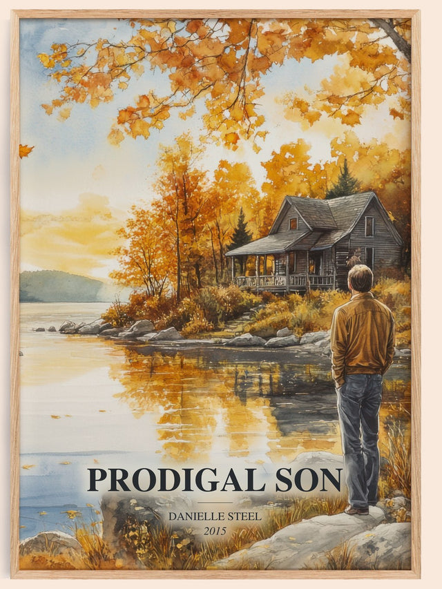 Prodigal Son Book Watercolour Illustration by Danielle Steel