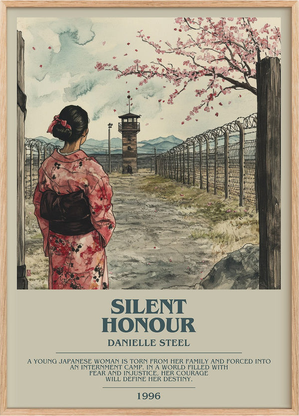 Silent Honour Bookish Wall Art by Danielle Steel