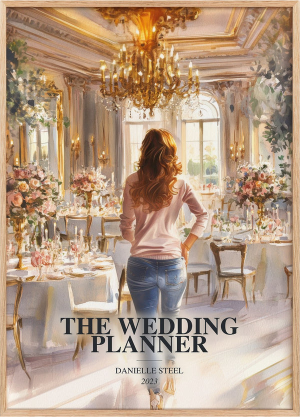 The Wedding Planner Book Watercolour Illustration by Danielle Steel