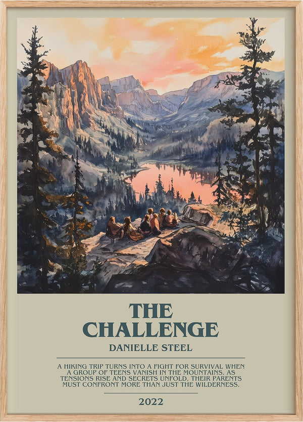 The Challenge Bookish Wall Art by Danielle Steel