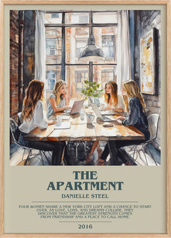 The Apartment Bookish Wall Art by Danielle Steel