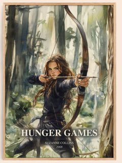 Hunger Games Book Watercolour Illustration by Suzanne Collins