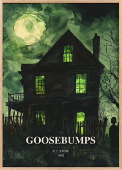 Goosebumps Book Watercolour Illustration by R.L. Stine