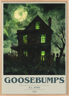 Goosebumps Book Cover Poster by R.L. Stine