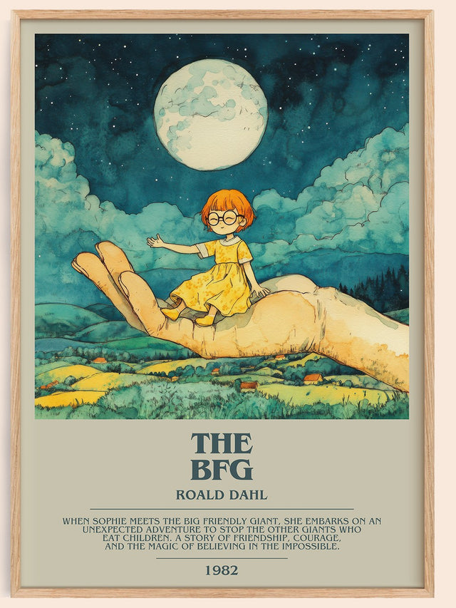 The BFG Bookish Wall Art by Roald Dahl