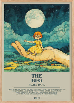 The BFG Bookish Wall Art by Roald Dahl