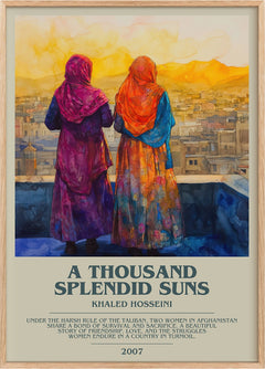 A Thousand Splendid Suns Bookish Wall Art by Khaled Hosseini