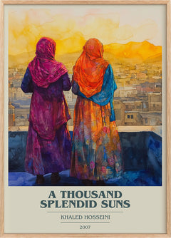 A Thousand Splendid Suns Book Cover Poster by Khaled Hosseini