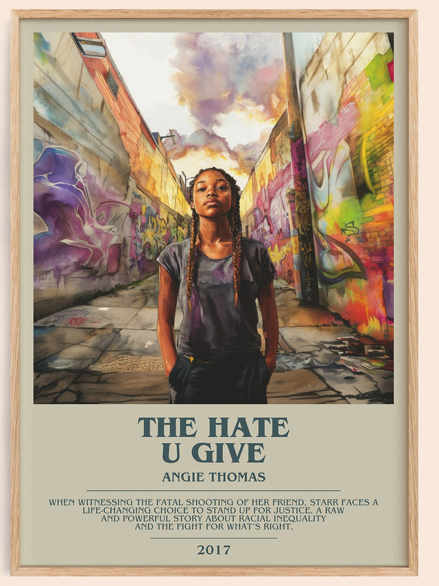The Hate U Give Bookish Wall Art by Angie Thomas
