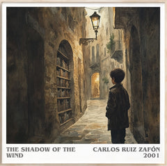 The Shadow Of The Wind Literary Art Print by Carlos Ruiz Zafón