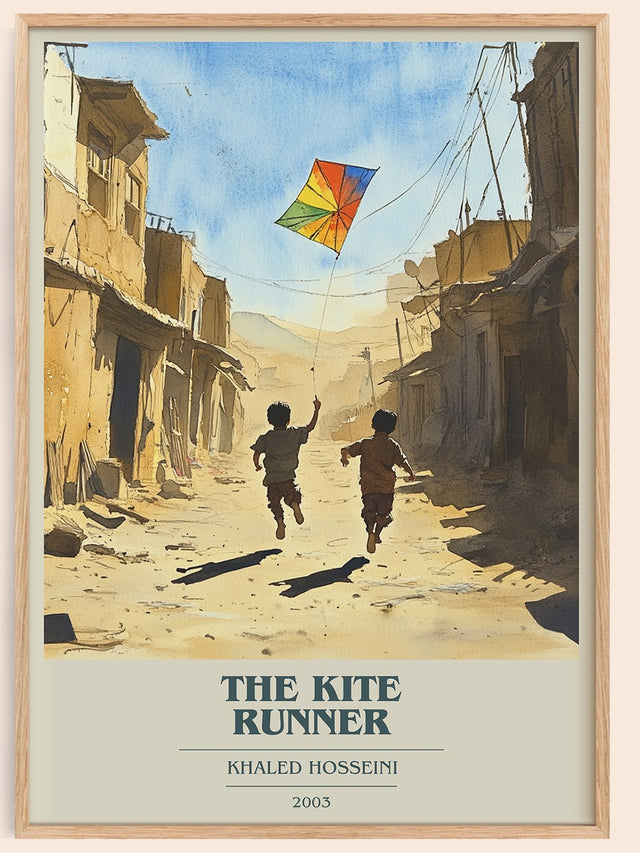 The Kite Runner Book Cover Poster by Khaled Hosseini