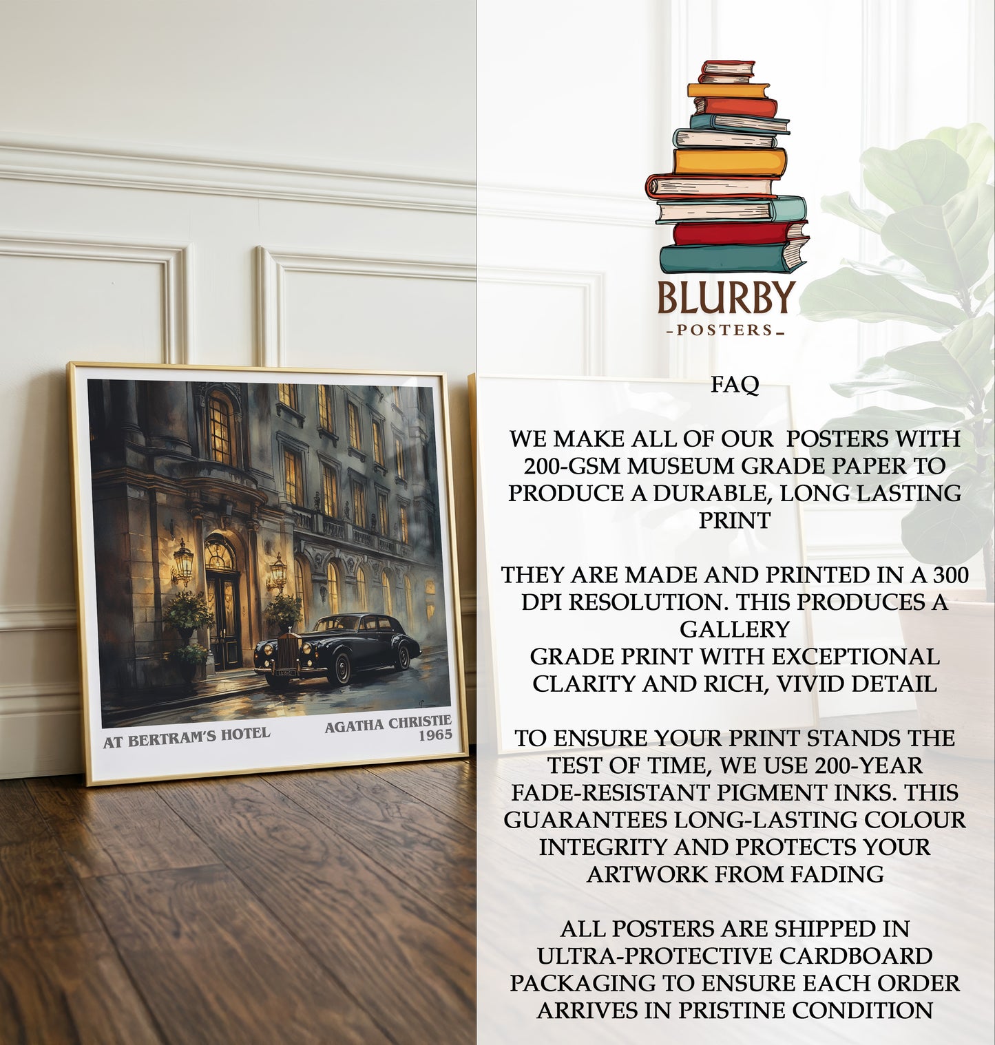 At Bertram's Hotel Literary Art Print by Agatha Christie