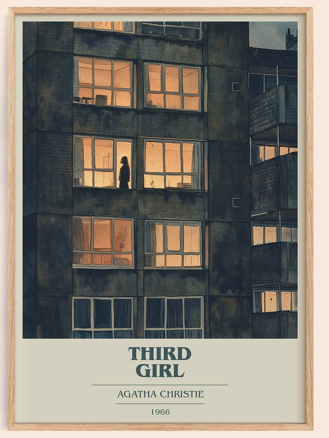 Third Girl Book Cover Poster by Agatha Christie