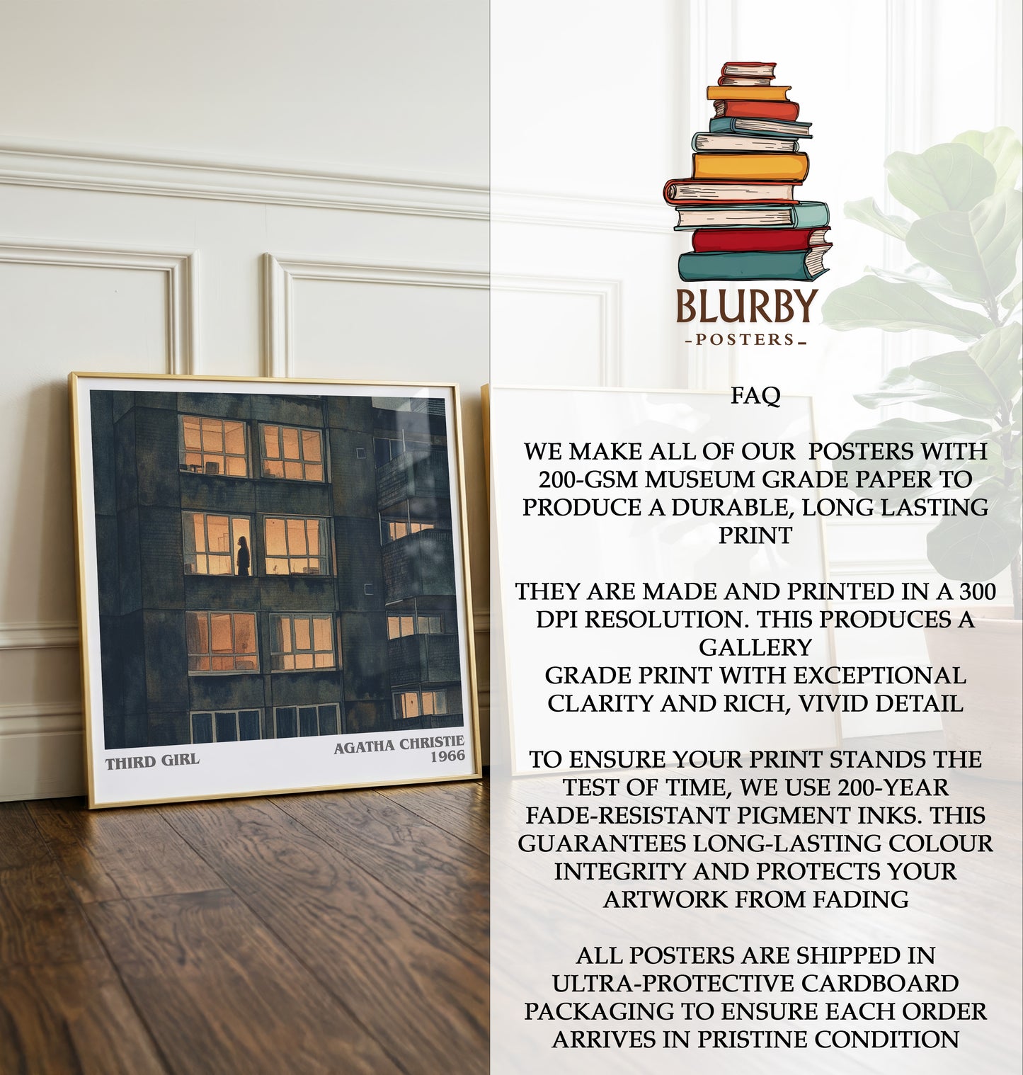 Third Girl Literary Art Print by Agatha Christie