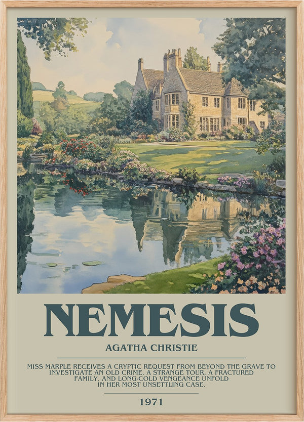 Nemesis Bookish Wall Art by Agatha Christie