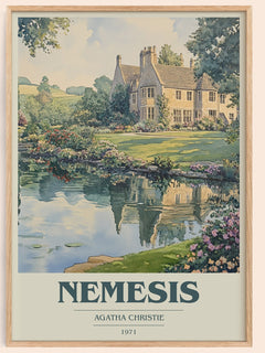 Nemesis Book Cover Poster by Agatha Christie