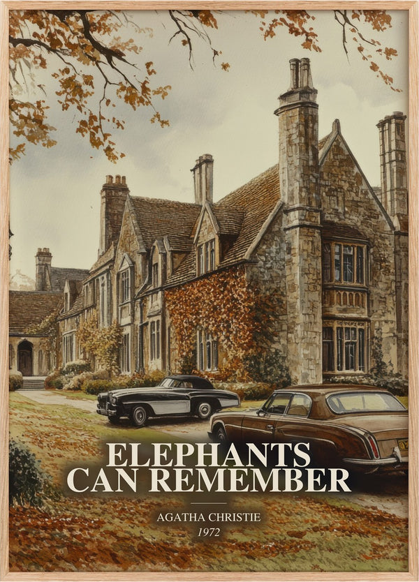 Elephants Can Remember Book Watercolour Illustration by A. Christie