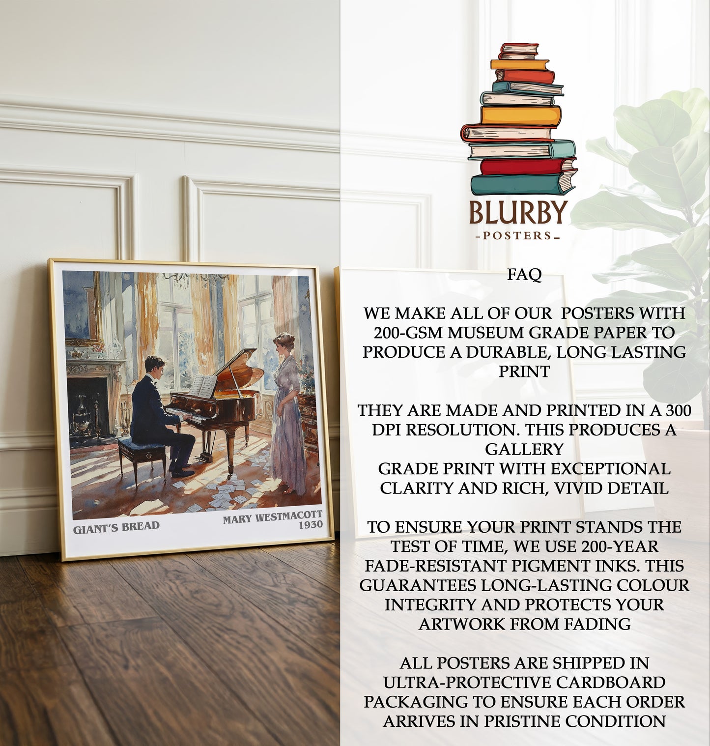 Giant’s Bread Literary Art Print by Mary Westmacott