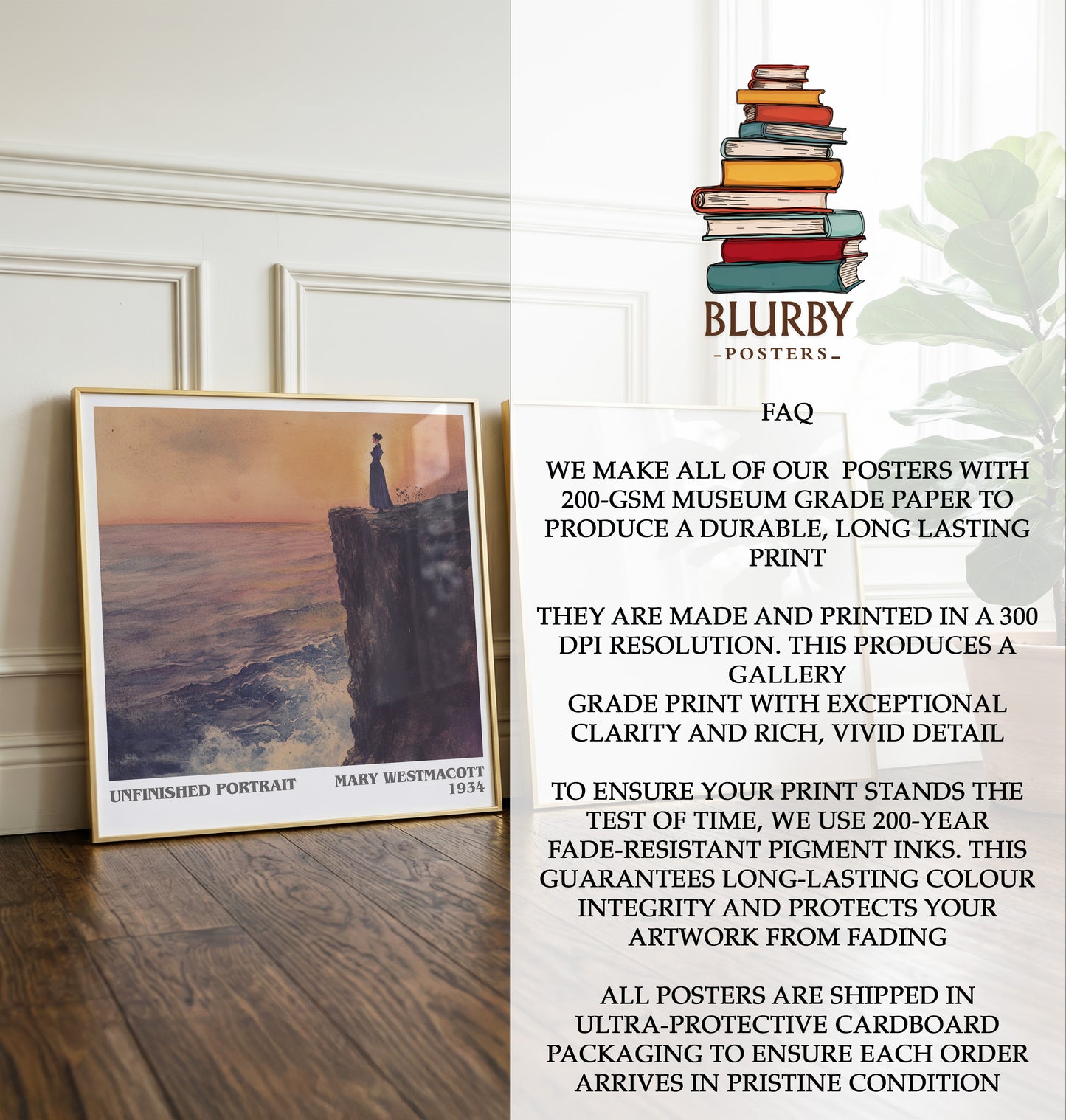 Unfinished Portrait Literary Art Print by Mary Westmacott