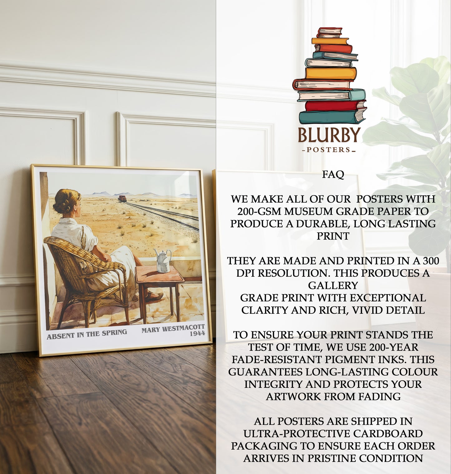 Absent In The Spring Literary Art Print by Mary Westmacott