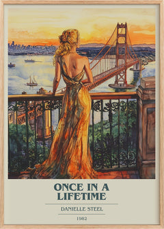 Once in a Lifetime Book Cover Poster by Danielle Steel