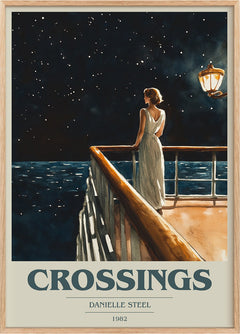 Crossings Book Cover Poster by Danielle Steel