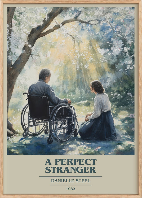 A Perfect Stranger Book Cover Poster by Danielle Steel