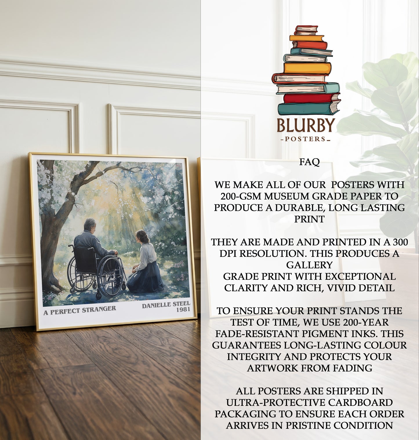 A Perfect Stranger Literary Art Print by Danielle Steel