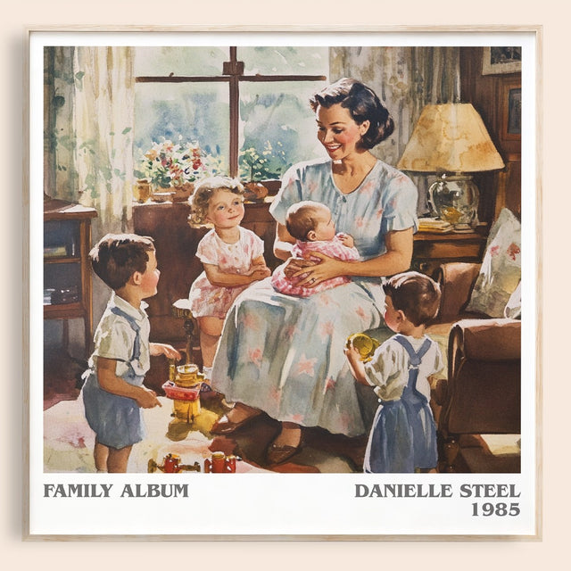 Family Album Literary Art Print by Danielle Steel